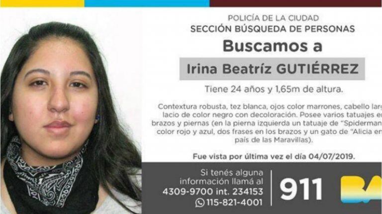 Buscan a una joven de La Paternal que nunca llegó a su trabajo