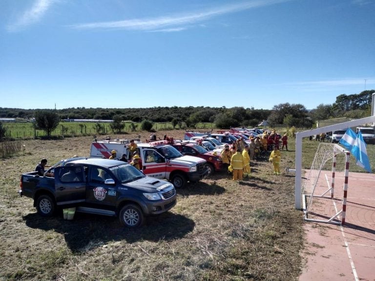 Capacitación Bomberos Voluntarios en San Luis