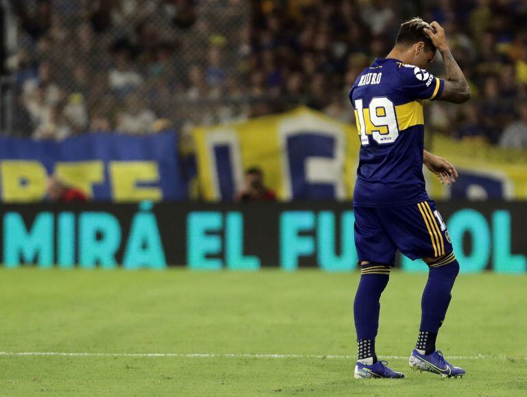 Mauro Zarate volvió a lesionarse. (Foto: Alejandro Pagni/AFP)