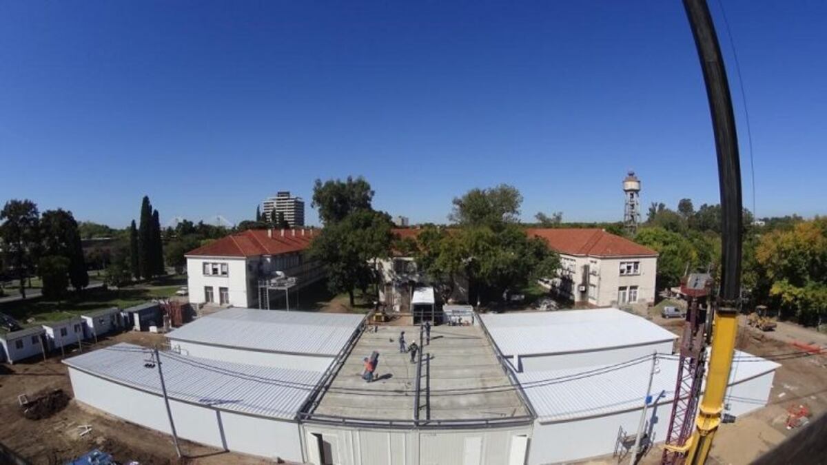 Prometen equipar el Hospital Modular de Baigorria recién en diez días