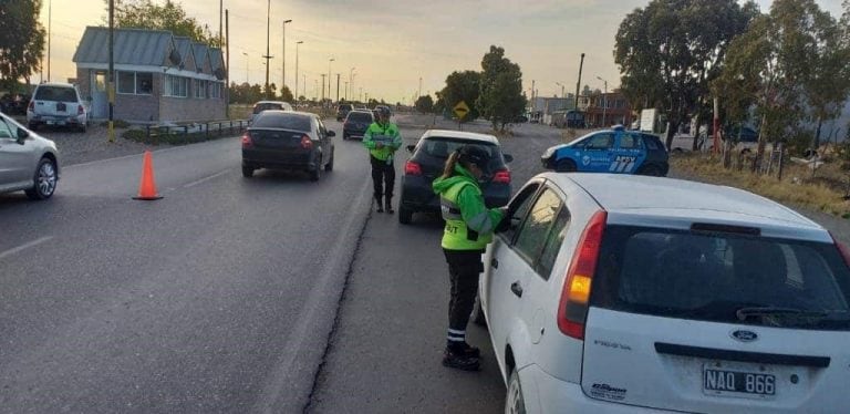 Controles viales Chubut