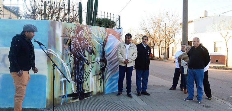 Mural a los héroes de Malvinas (Municipalidad de Santa Rosa)