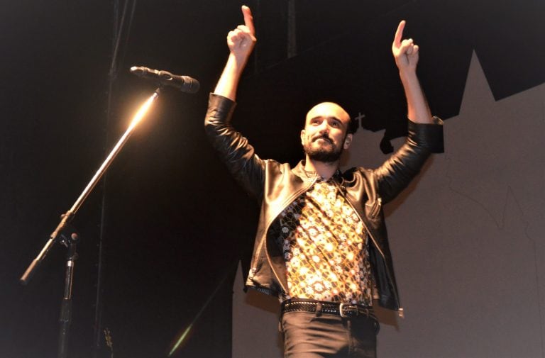 Abel Pintos en el Encuentro de Colectividades 2019 de Alta Gracia