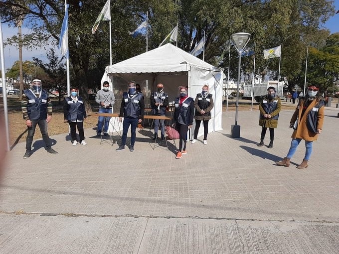 Gendarmería también participa en los operativos de prevención.