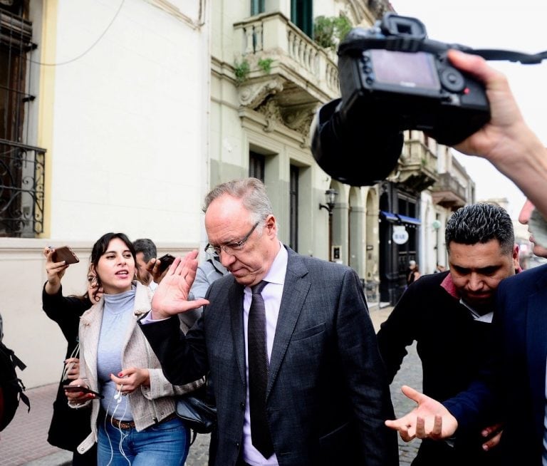 El FMI se reunió con funcionarios de Hacienda y luego fue el turno de Alberto Fernández. En la foto, Guillermo Nielsen, economista cercano al candidato a presidente por el Frente de Todos. Crédito: Juan Foglia.