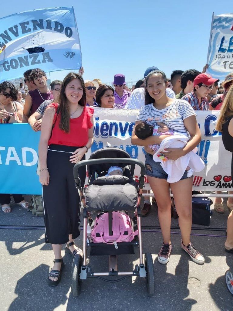 La Fragata Libertad llegó a Mar del Plata y Rossi encabeza acto de bienvenida