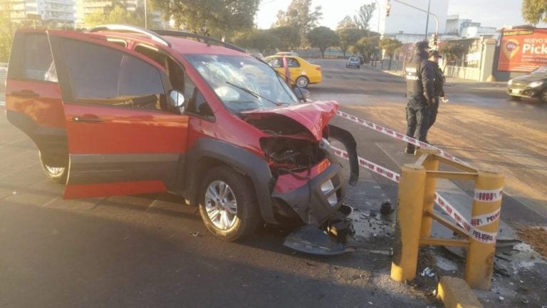 Choque en el Centro.