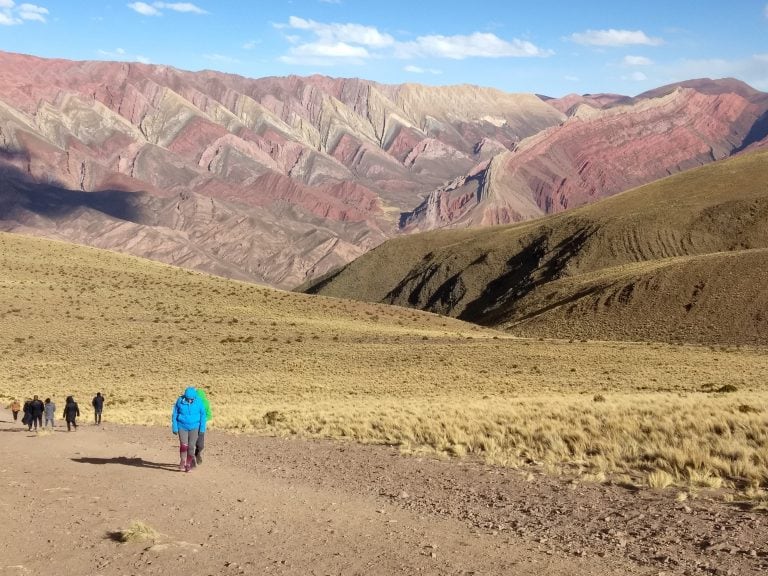 Serranía del Hornocal, en la Quebrada de Humahuaca.