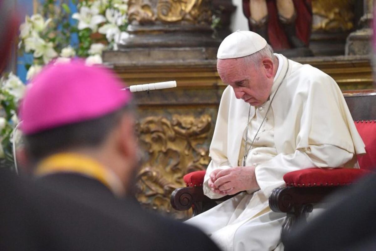 El papa Francisco recibió en Santiago a víctimas de abusos de sacerdotes
