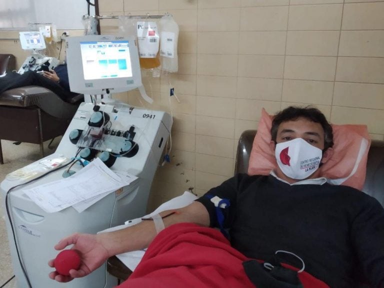 El plasma es utilizado para el tratamiento de pacientes críticos (Municipalidad de La Plata)