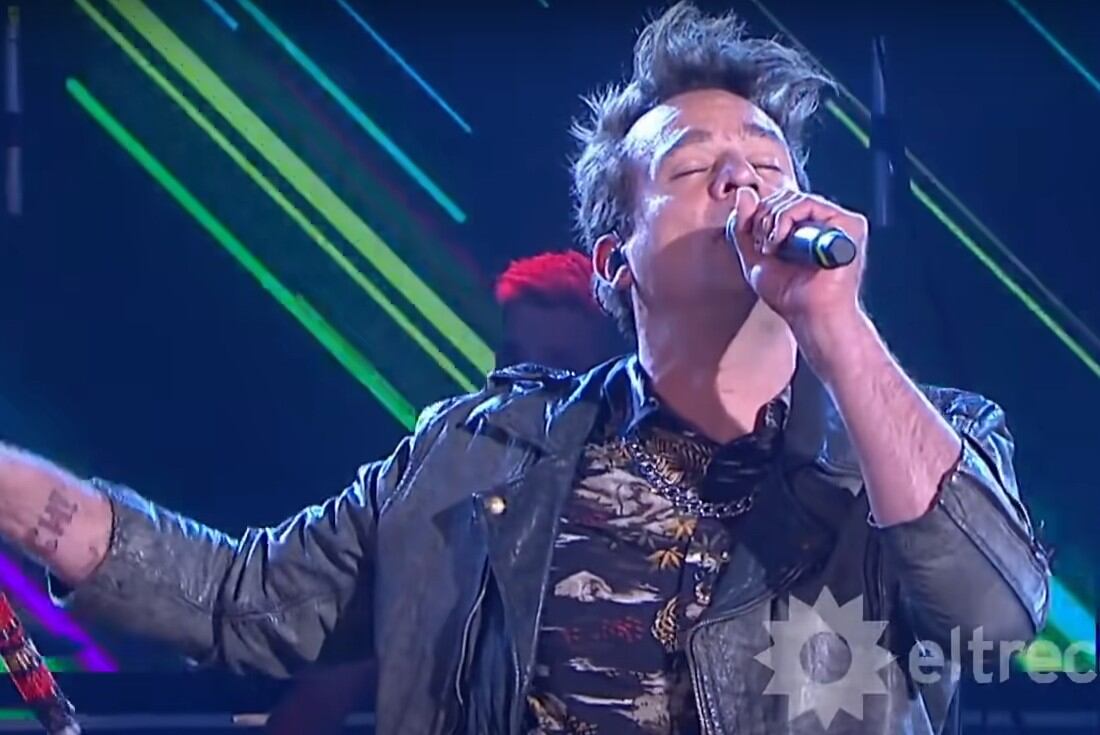 Chano en el cierre musical de "La Academia" de "ShowMatch".