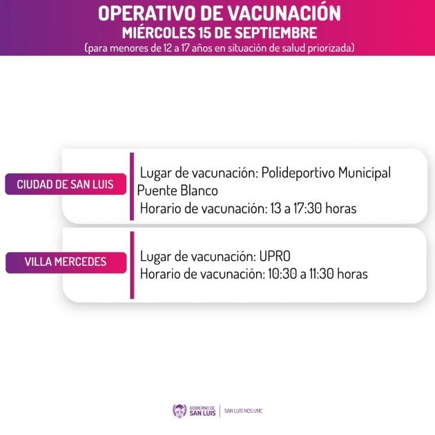 Vacunación