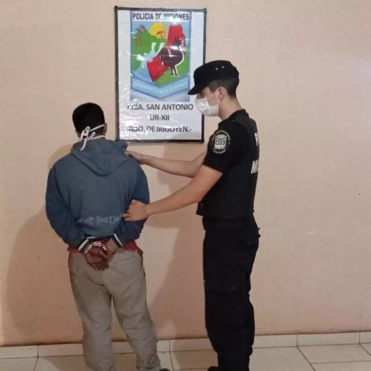 San Antonio: detuvieron a un joven por incumplir una prohibición de acercamiento hacia su expareja