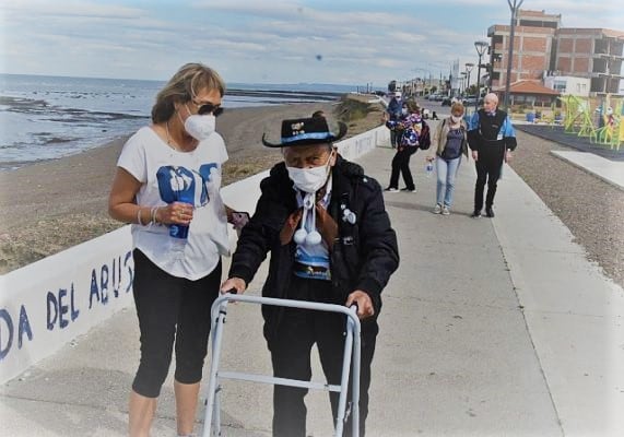 La responsable del área de Desarrollo Social, Elizabeth Pintos, también acompañó la propuesta recreativa.