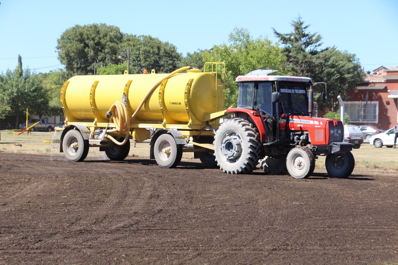 La Municipalidad de Tres Arroyos presentó los nuevos equipos de riego