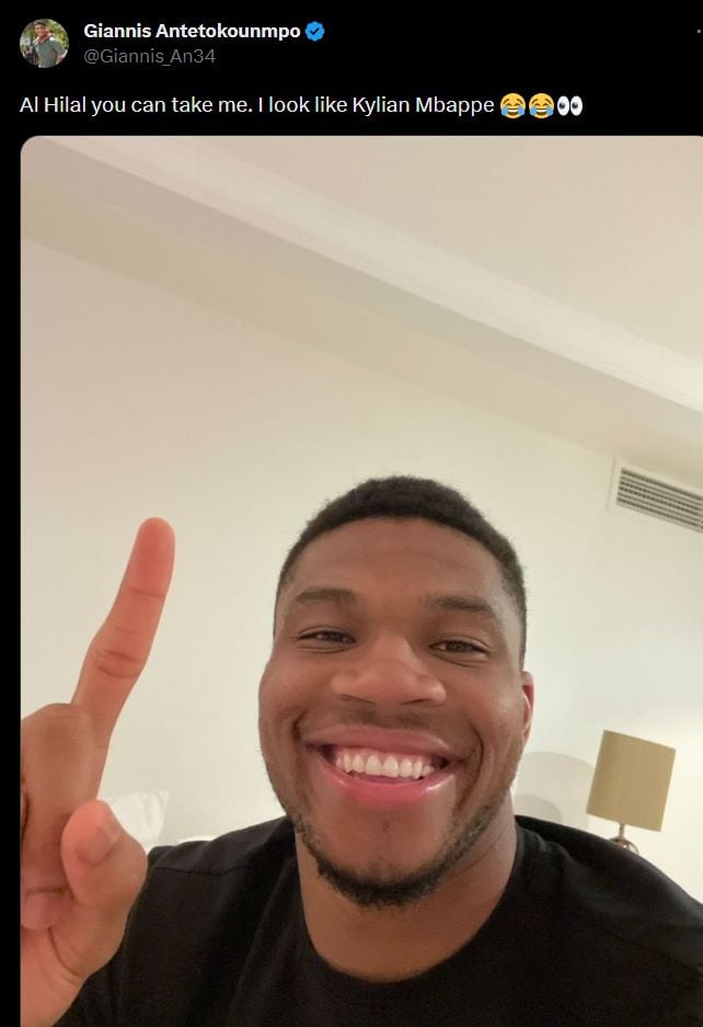 Mbappe y Giannis Antetokoumpo