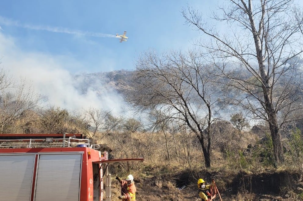 Un nuevo foco de incendio en Tulumba.