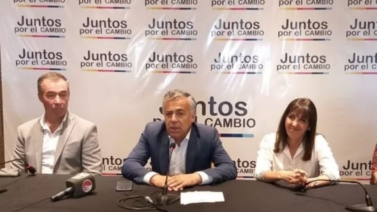 El ex gobernador mendocino, Alfredo Cornejo, visitó a los candidatos sanjuaninos de Juntos por el Cambio