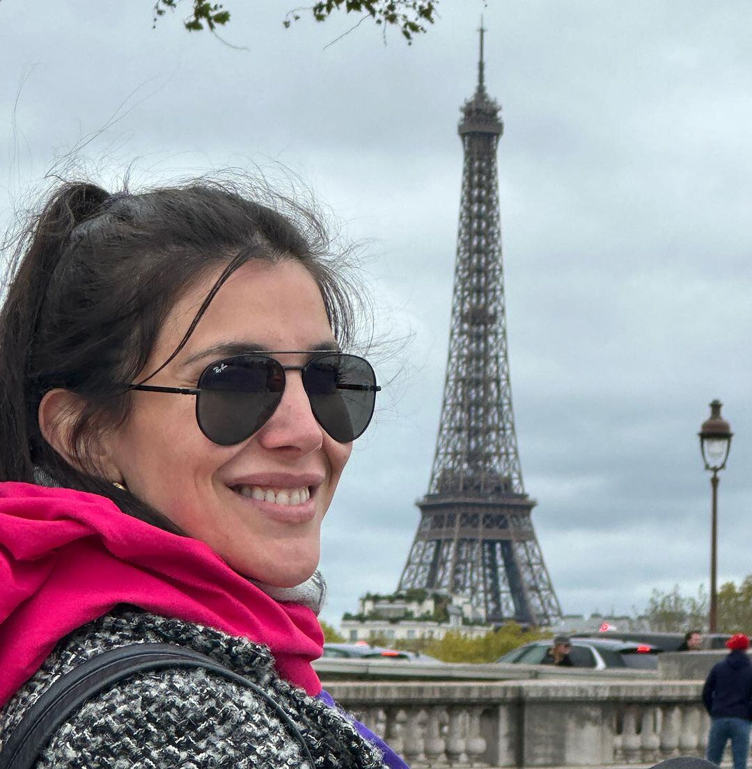 Andrea Rincón reveló el motivo por el que viajó a París