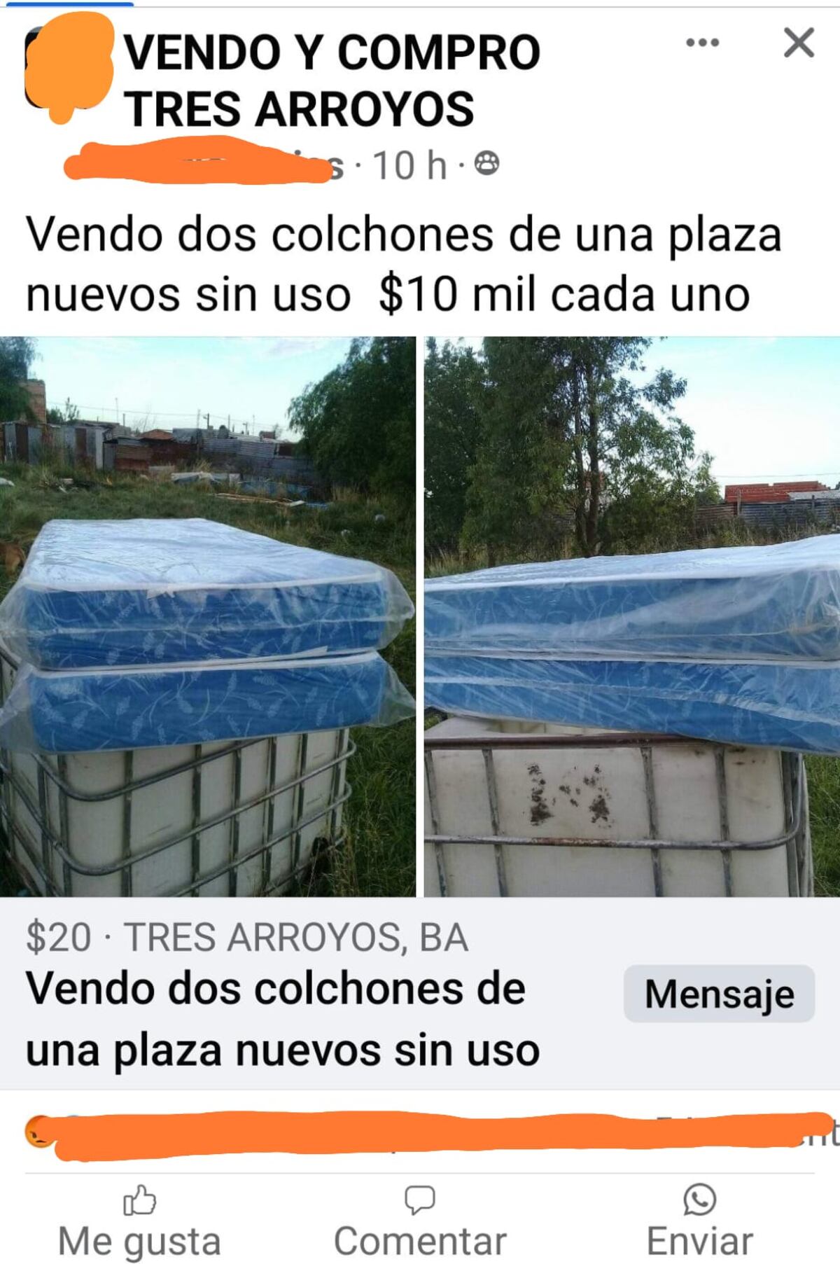 Tres Arroyos: Los vivos de siempre venden los elementos otorgados por la Secretaría de Desarrollo Social