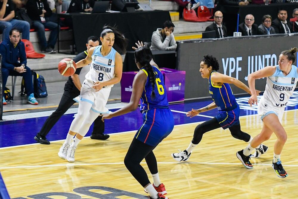 Andrea Boquete fue la segunda argentina con mejor rendimiento y anotación de puntos frente a Colombia, en la final que Las Gigantes ganaron obteniendo el pase a la final y a la AmeriCup 2023.