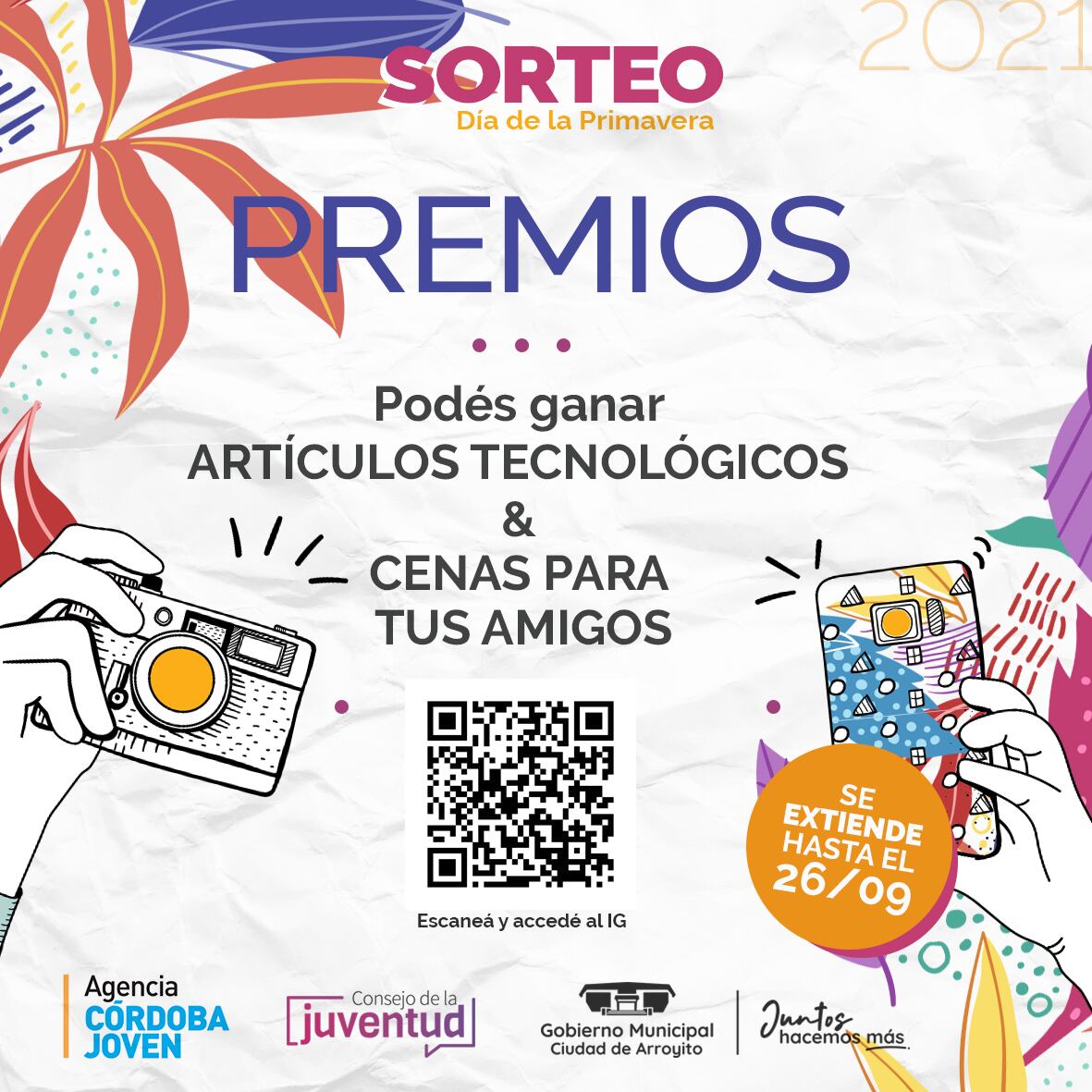 Sorteo primavera Arroyito 27 06