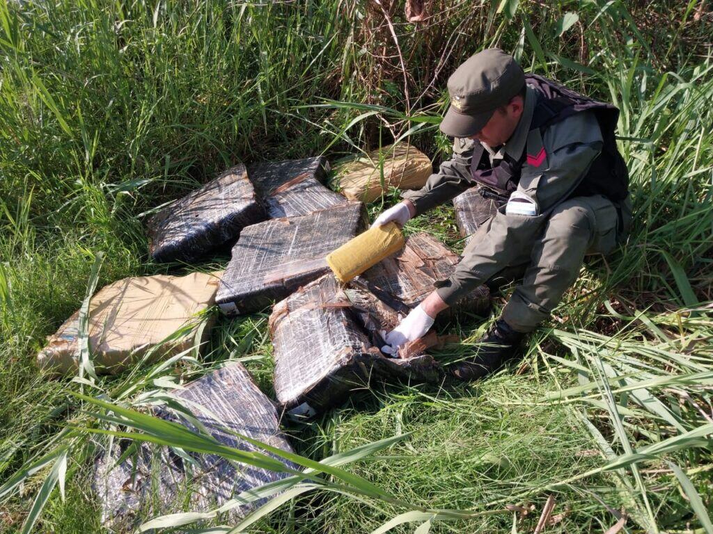 Gendarmería Nacional secuestró marihuana en Colonia Delicia.