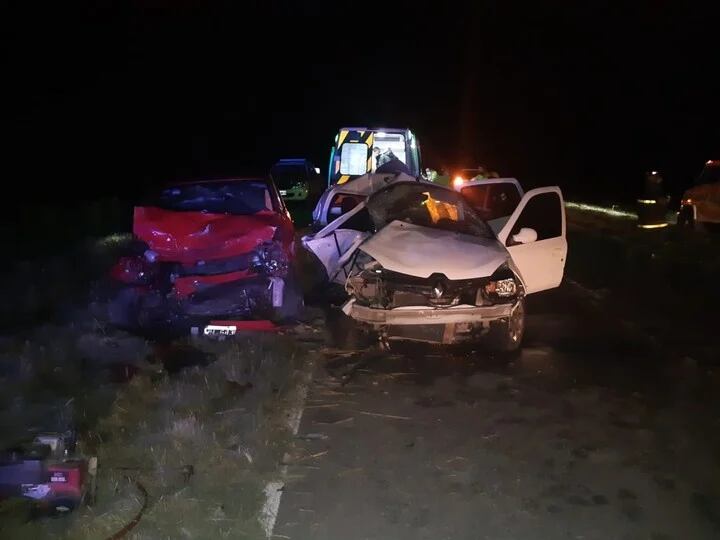 Accidente en la ruta 56 de un grupo de amigas