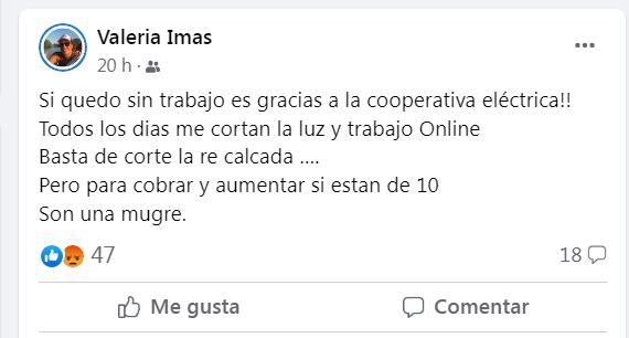 Reclamo de vecinos