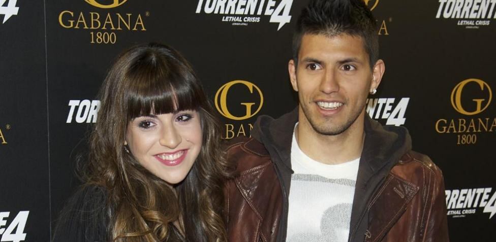 Gianinna Maradona y el Kun Agüero