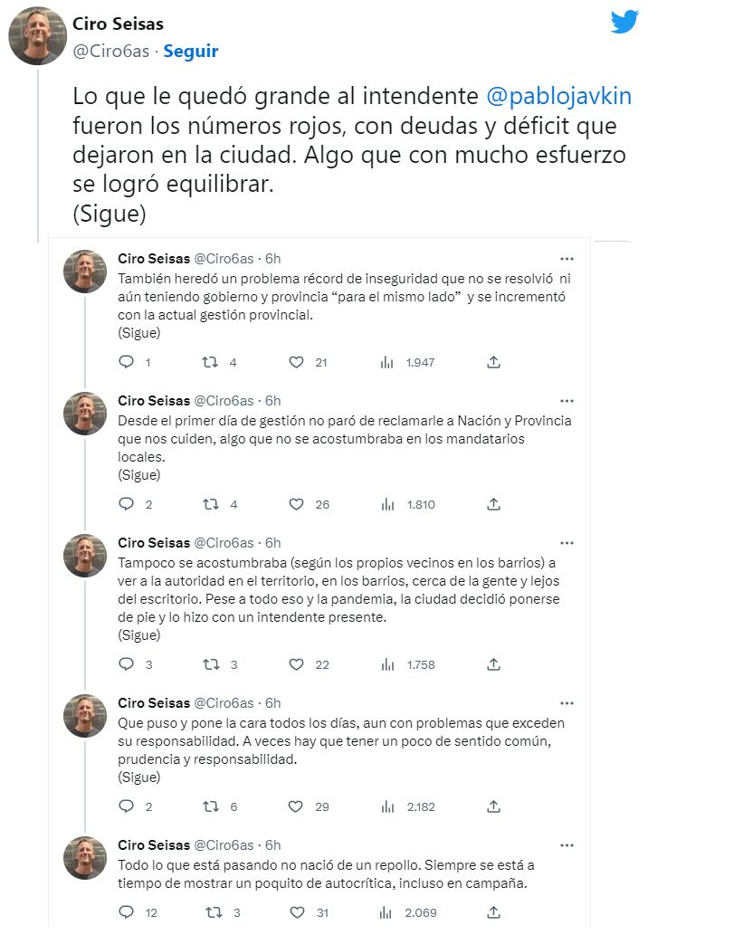 Los políticos rosarinos salieron a contestarse dentro de la misma fuerza