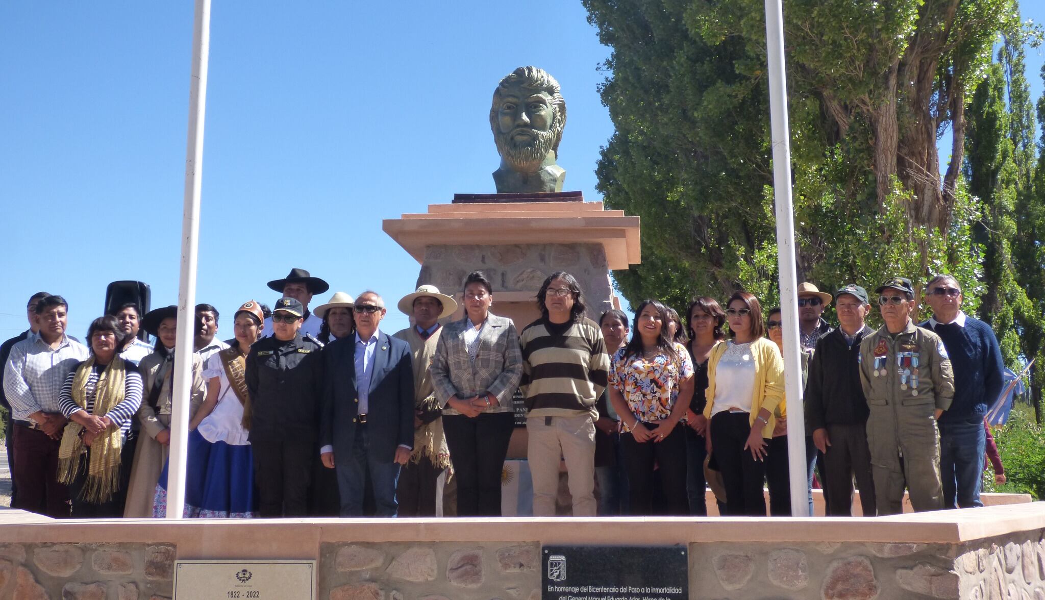 El acto central conmemorativo de la Batalla de Humahuaca tuvo lugar en la plaza General Arias de esa ciudad quebradeña.