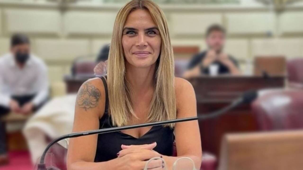 Amalia Granata en la Legislatura santafesina