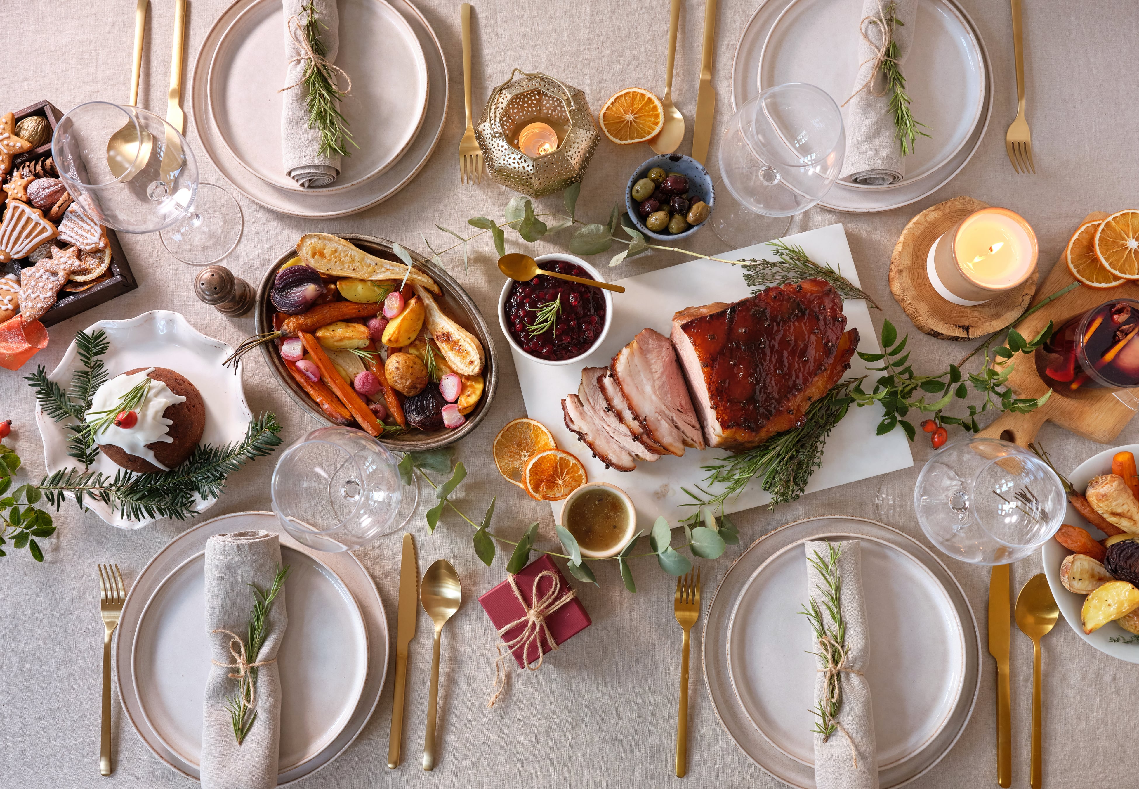 Mesa de Navidad.