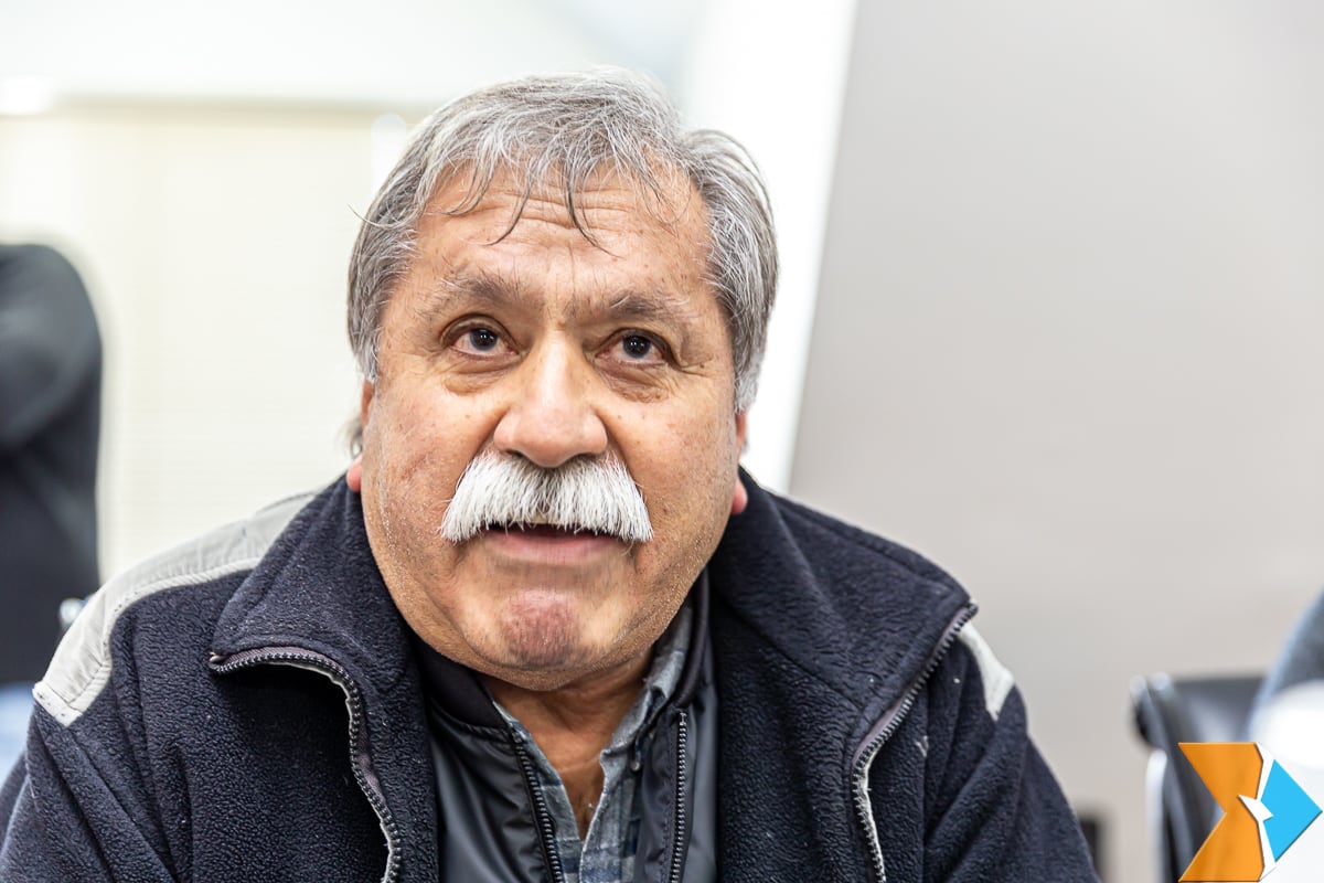 VGM Víctor Valdez, representante del Centro de Veteranos de Guerra "Malvinas Argentinas" de la ciudad de Río Grande.