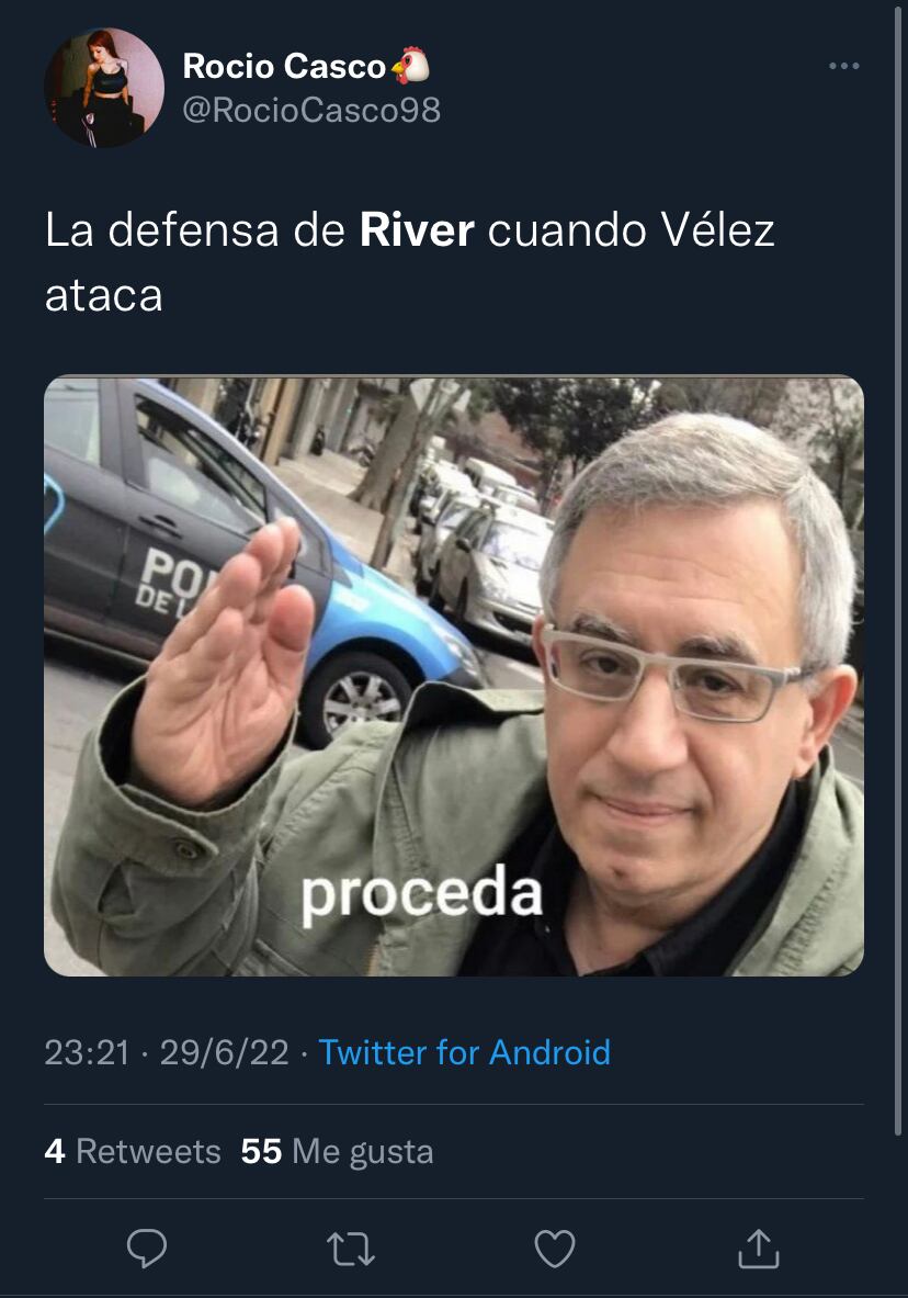 La usuario @RocioCasco98 usó una ya famosa imagen de Carlos Maslatón.