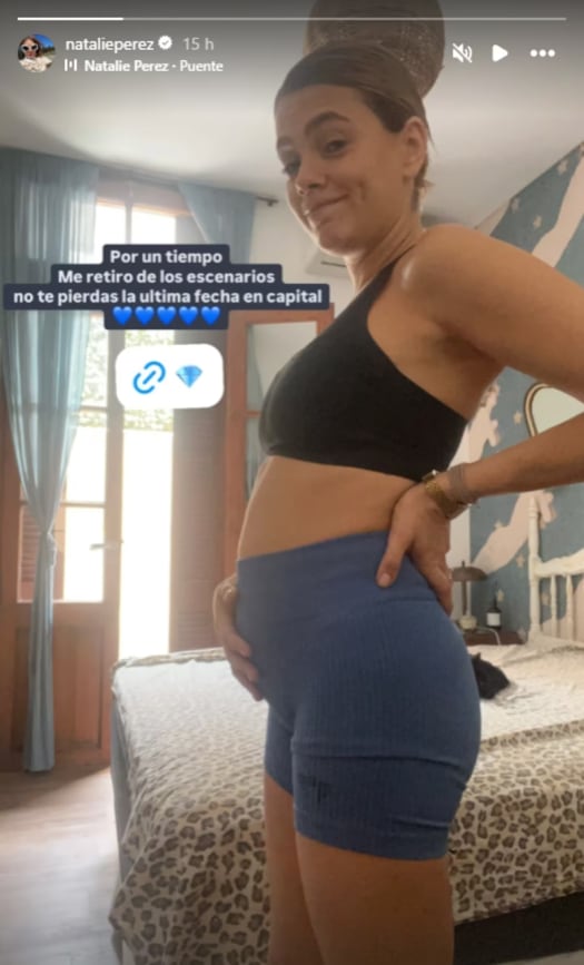 Natalie Pérez y la foto que llamó la atención de todos. (Instagram)