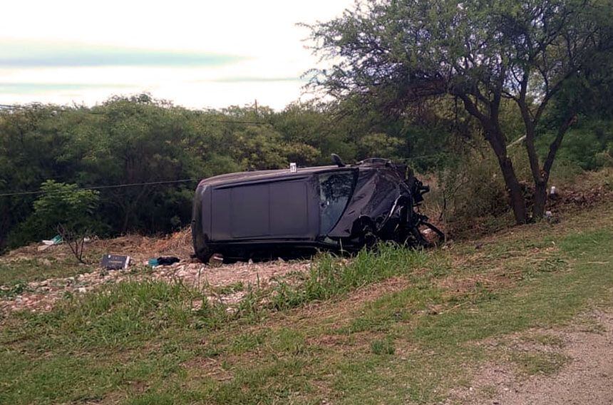 Foto del auto que embistió a Matías Padilla