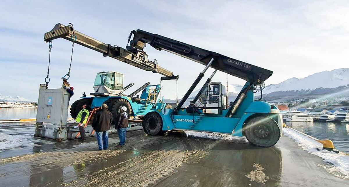 La Dirección Provincial de Puertos compró una containera
