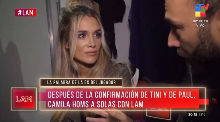 Camila Homs en "LAM"