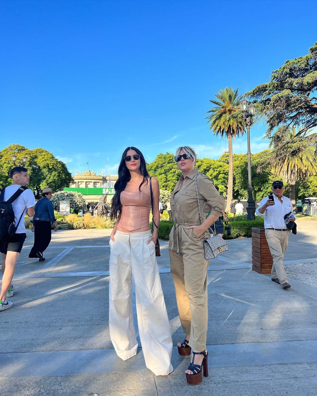 Zaira y Wanda Nara pasaron el día juntas.