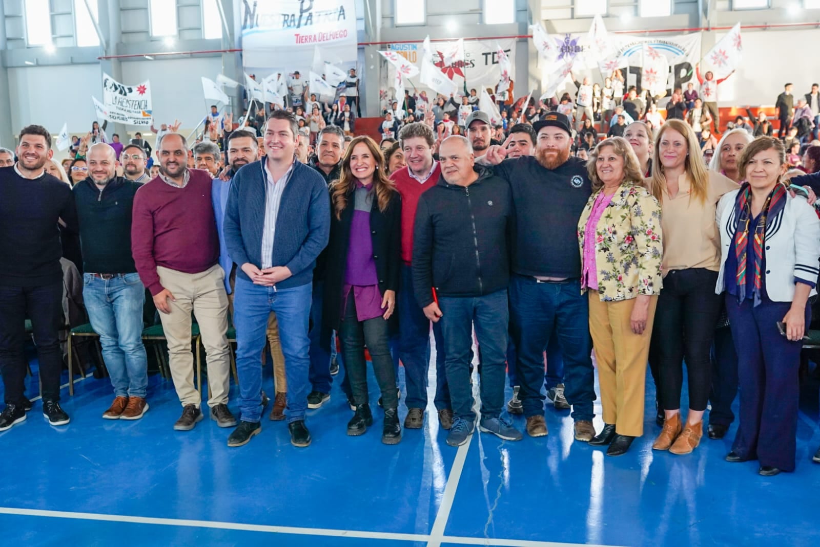 Melella y Tolosa Paz compartieron actividades en Tierra del Fuego