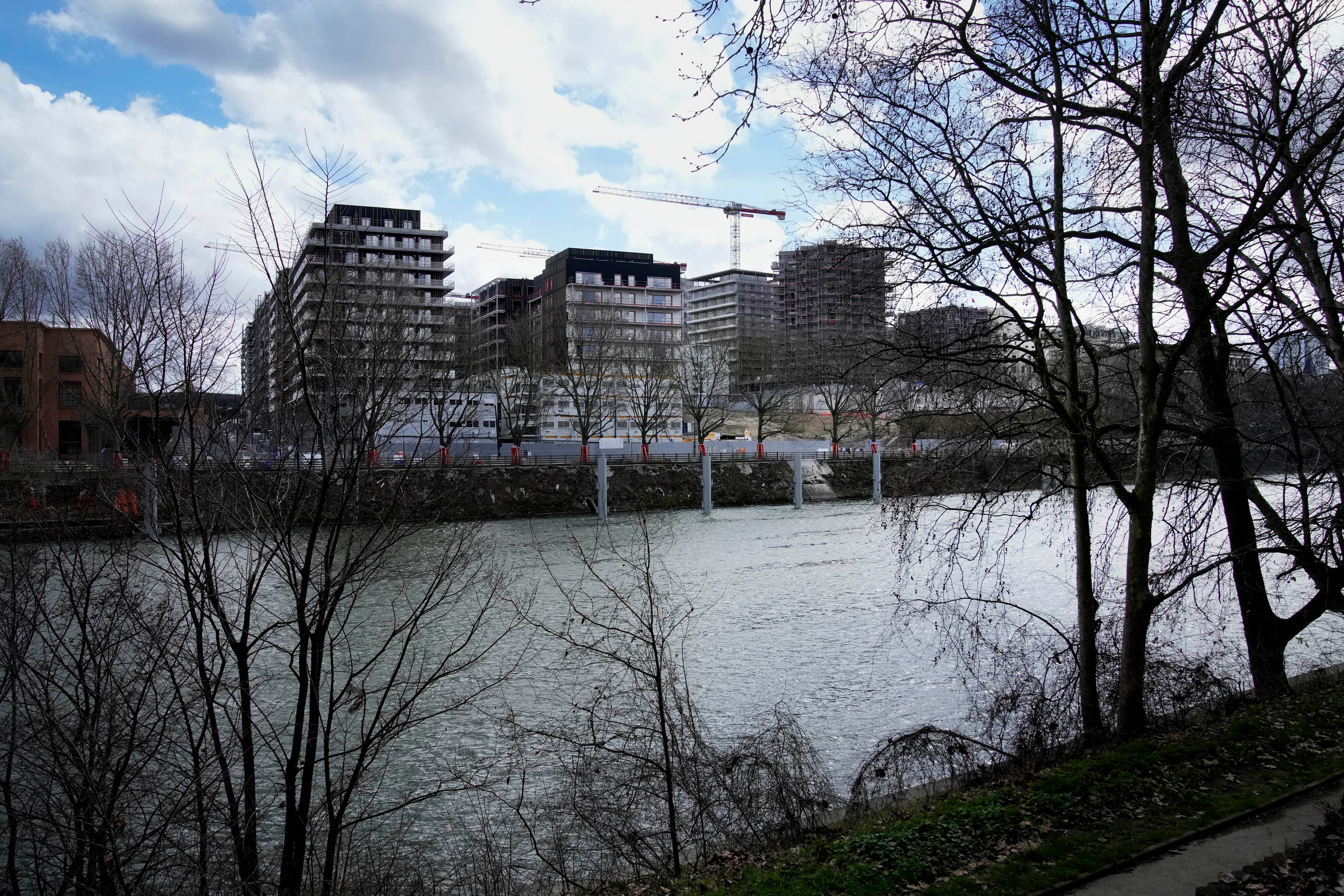 Vista de la Villa Olímpica de los Juegos de París 2024, el sábado 18 de marzo de 2018, en Saint Denis. (AP Foto/Christophe Ena)