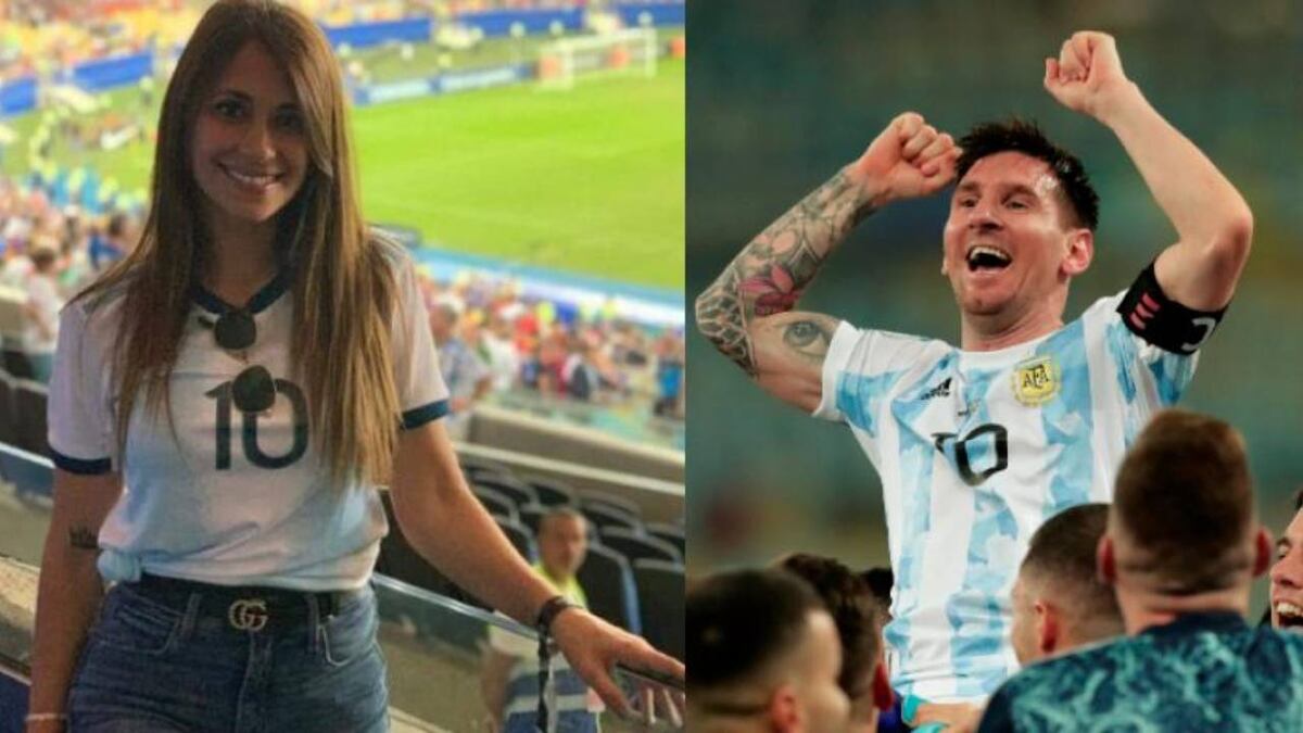 La emoción de Antonela Roccuzzo por el triunfo de la Selección de Lionel Messi