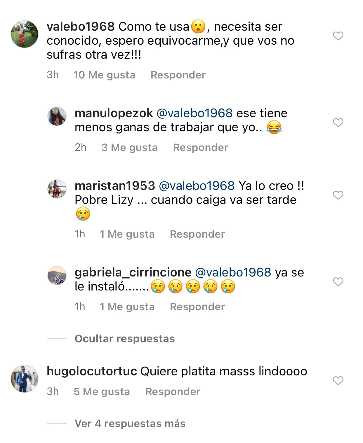 Críticas a Sebastián Nebot, el novio mendocino de Lizy Tagliani.