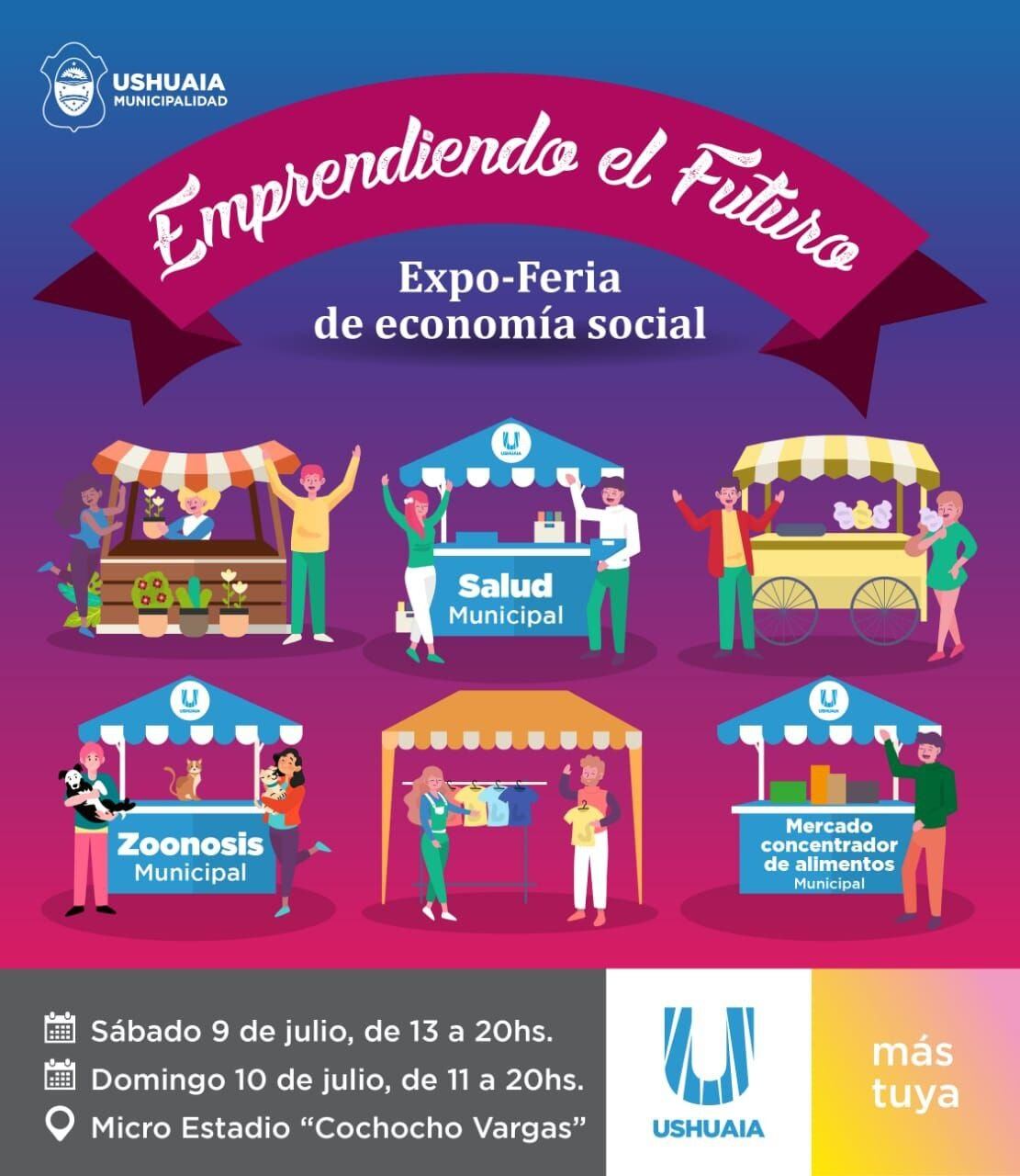 Organizan una gran feria en Ushuaia