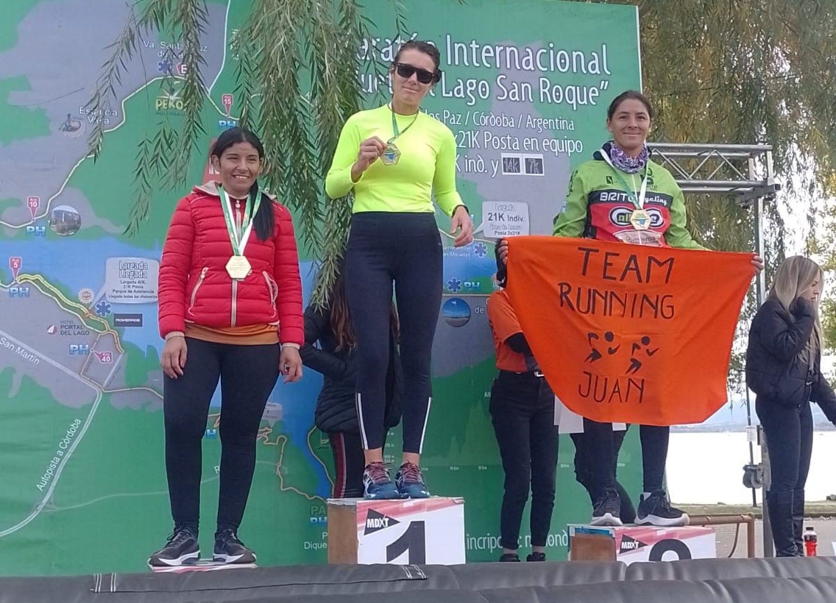 Vero Ruatta de Arroyito Maratón Internacional Carlos Paz