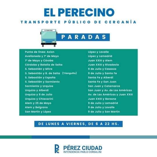 Transporte de cercanía El Perecino (Facebook)