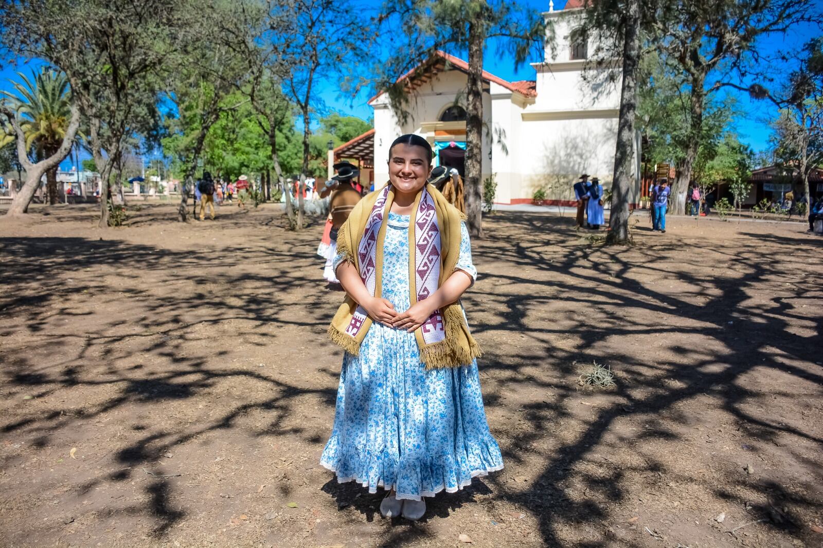 María Luján Moreno (20 años) representante Paisana Provincial de Santiago del Estero.