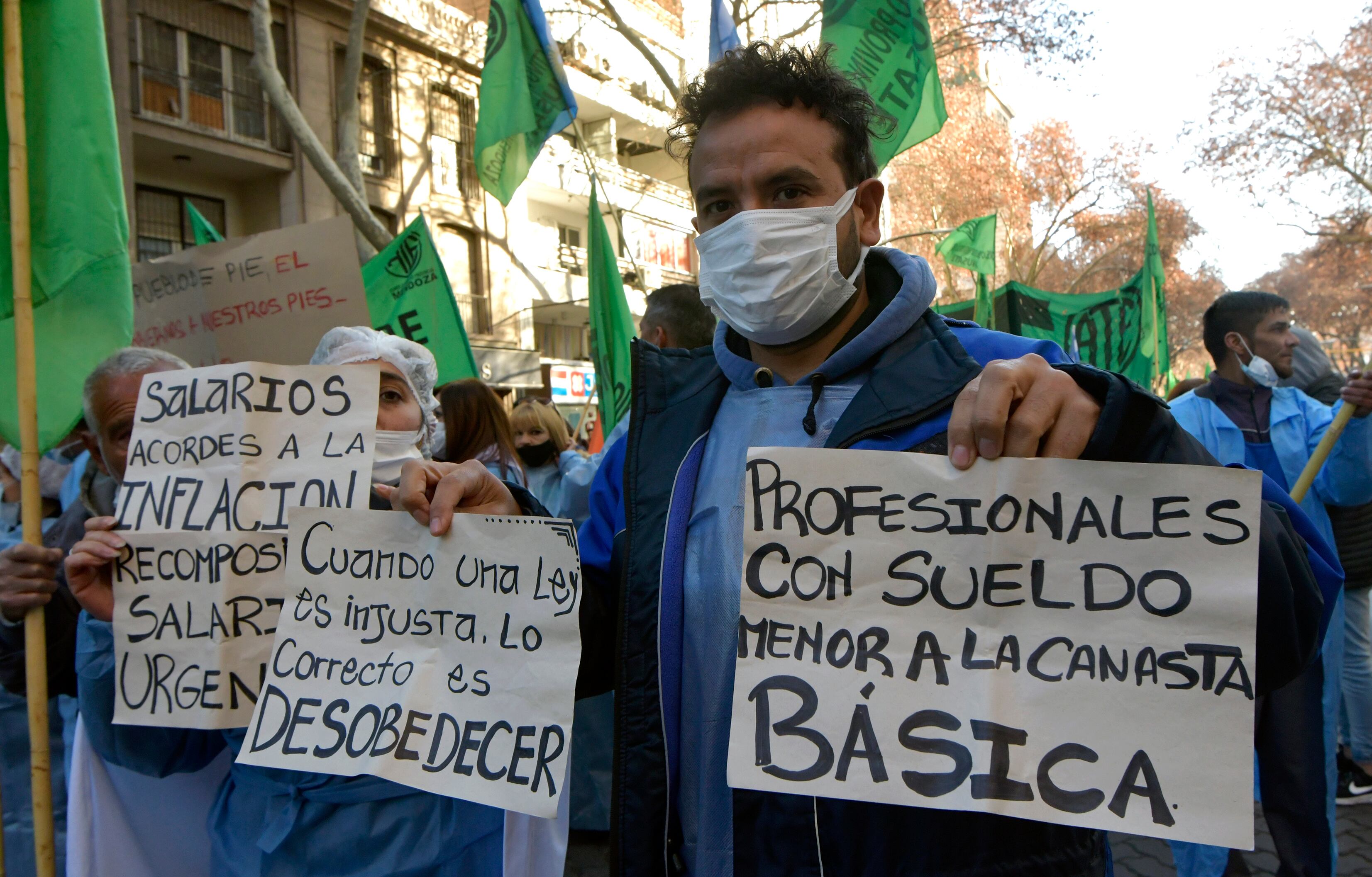 Difícilmente las paritarias logren superar el índice inflacionario.